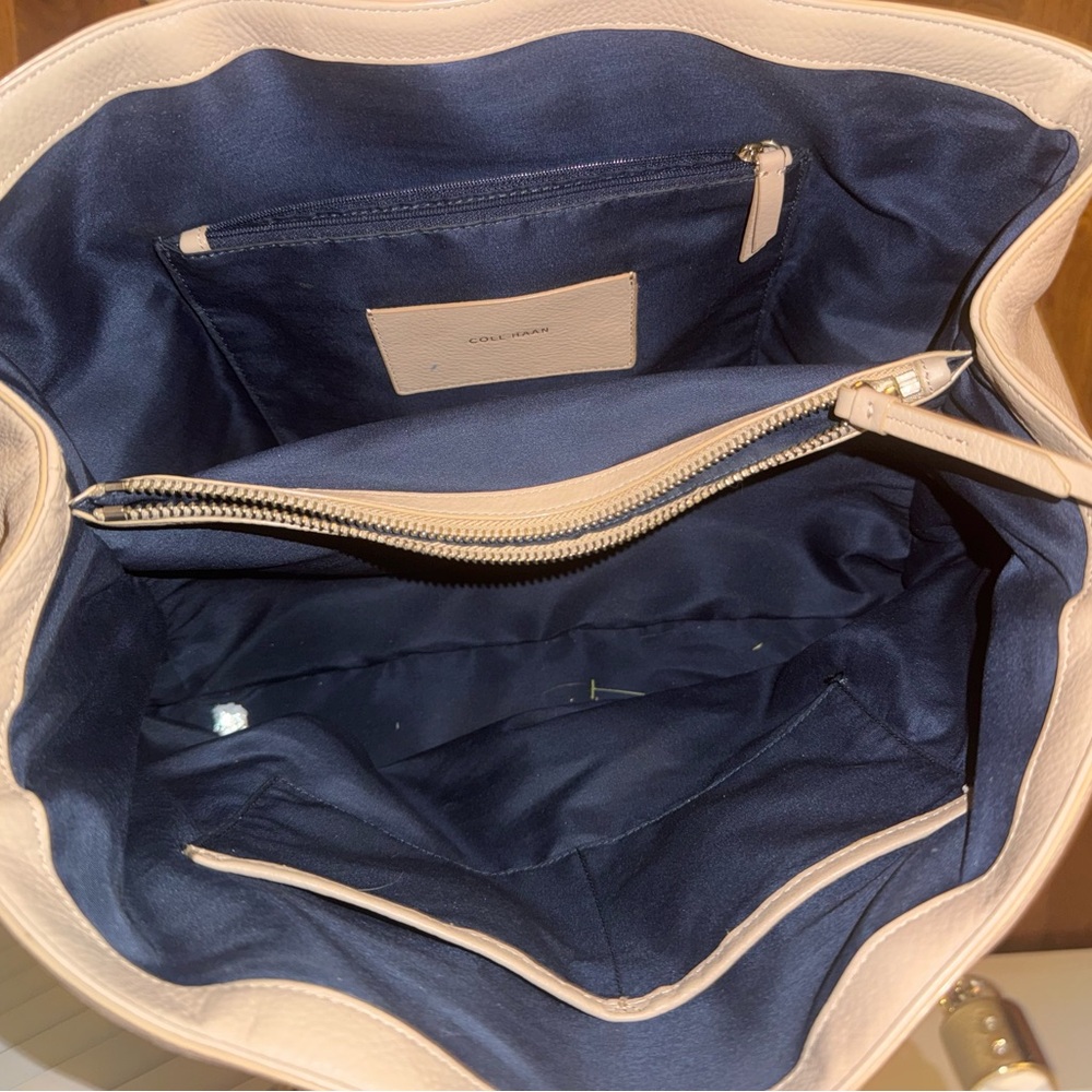 Cole Haan Tan Leather Tote Bag - Picture 5 of 7
